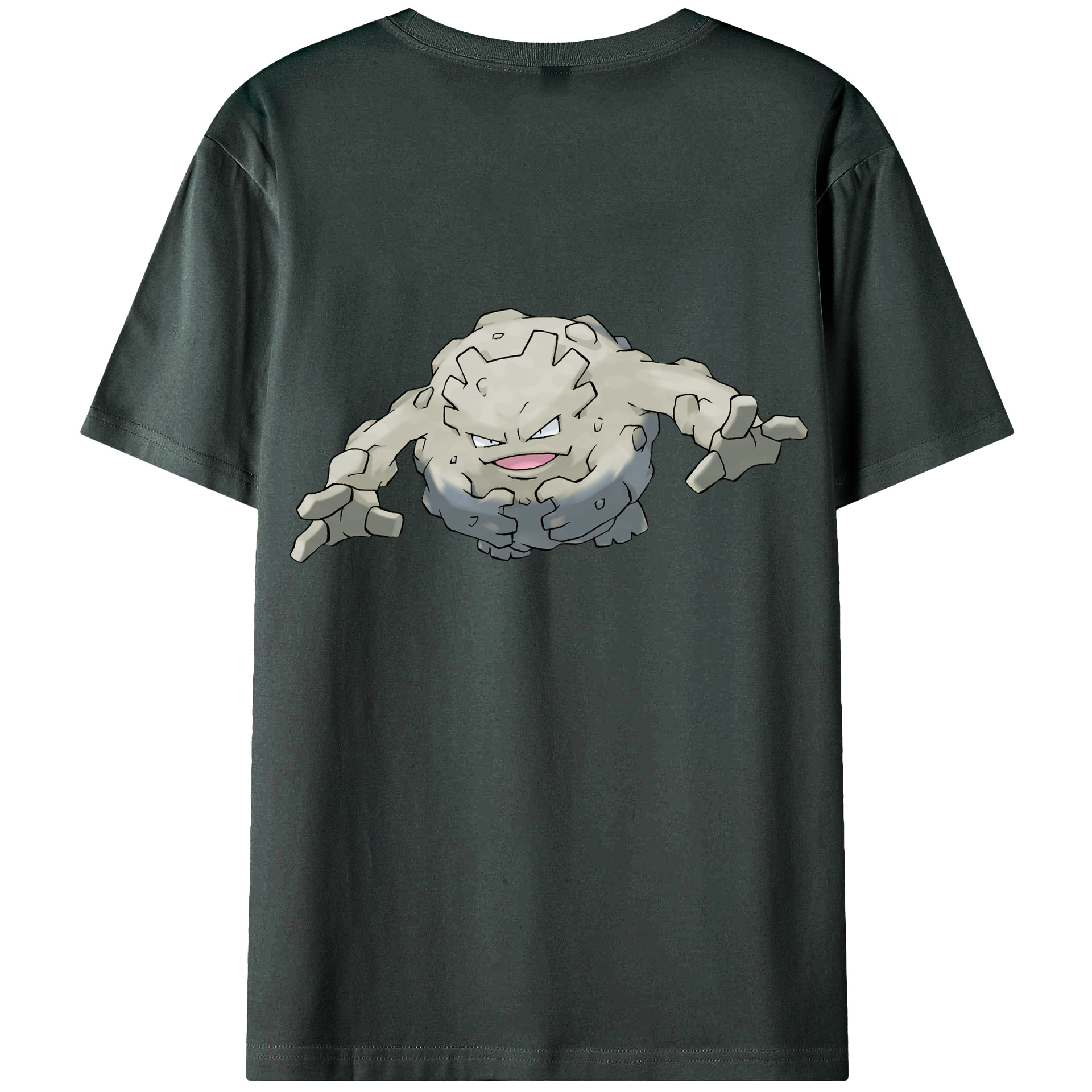 （画像用） ポケットモンスター Pokémon 綿100％ メンズ半袖Tシャツ（バックプリント） 通気性
